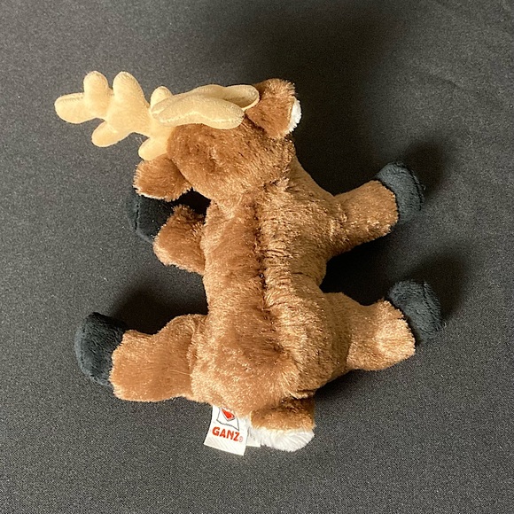 ⭐️ Almost Vintage 2007 Ganz Webkinz Reindeer Plush No Code - Picture 5 of 15